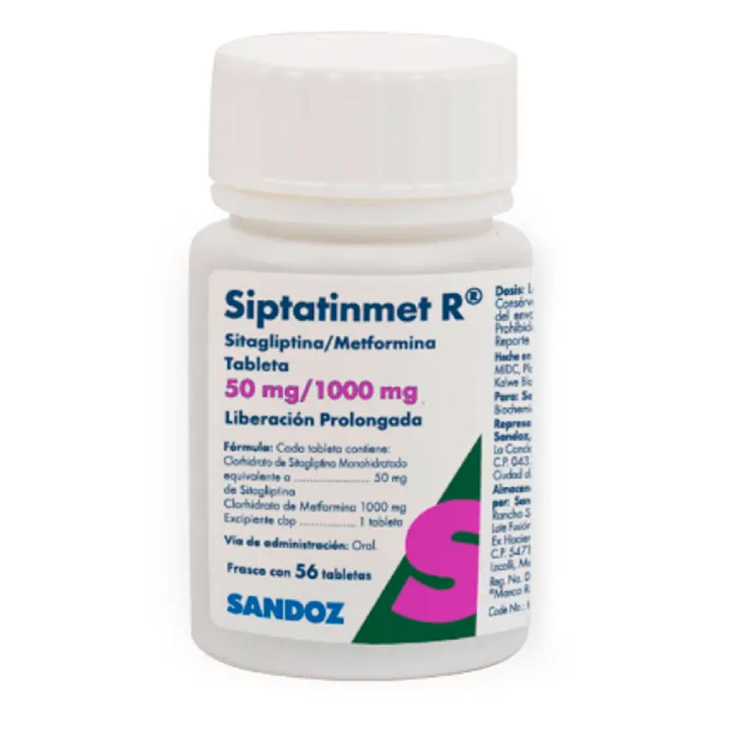 SIPTATINMET R 50 1000MG 56 TAB