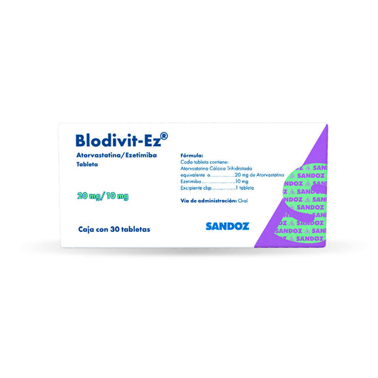 BLODIVIT EZ 30 TABS 20MG 10MG