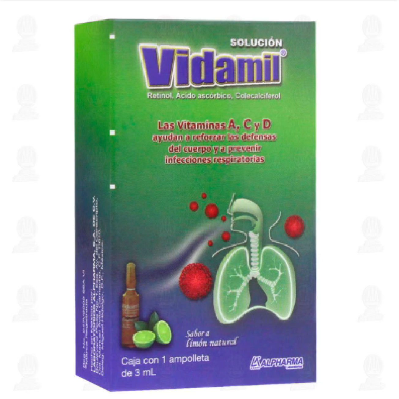 VIDAMIL LIMON AMP ORAL 1X3 ML