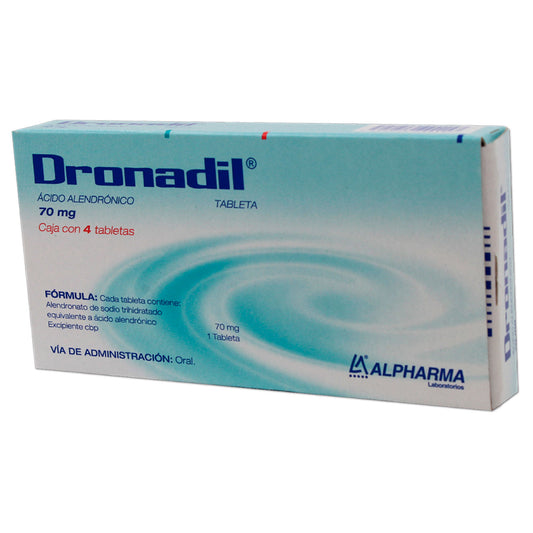 ACIDO ALENDRONICO DRONADIL 70MG C 4 TAB