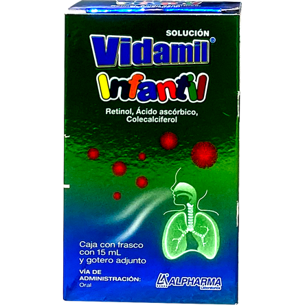 VIDAMIL INF SOL FCO 15 ML C GTRO