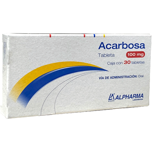 ACARBOSA 100MG TAB C30 ALPHARMA