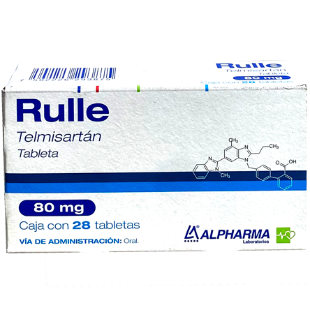 RULLE 80 MG TAB 28 TELMISARTAN
