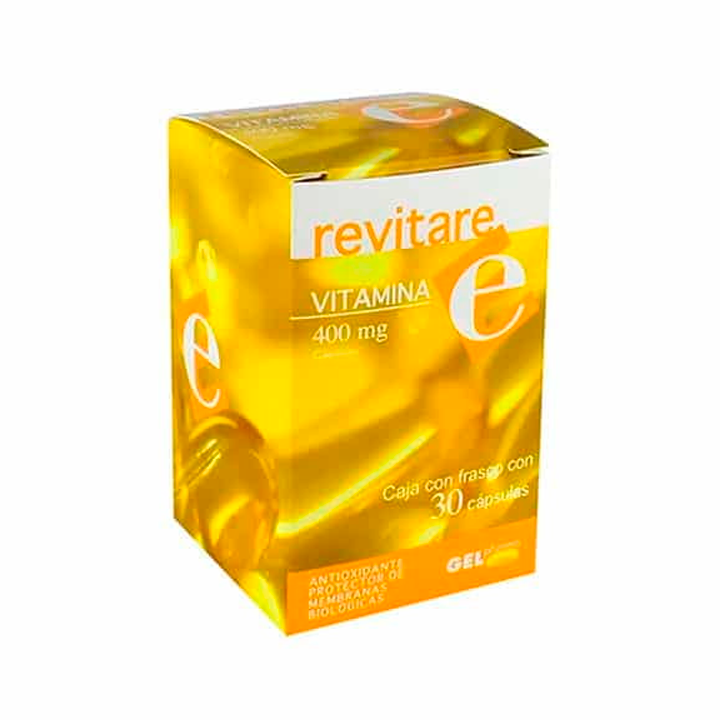VITAMINA E REVITARE 400MG CAP C30 – Farmacias Popular El Molinito