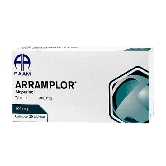 ALOPURINOL ARRAMPLOR 300MG C20 TAB