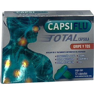 CAPSIFLU TOTAL CAP 12