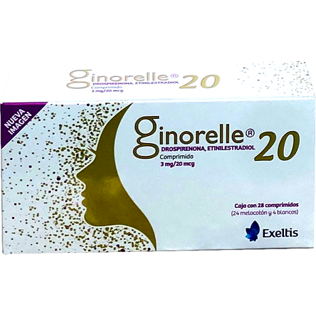 GINORELLE 20 3MG 20MCG CPR 28