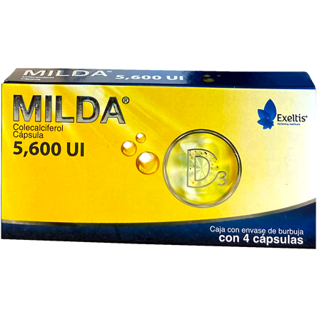 MILDA 5600 UI 4 CAPS