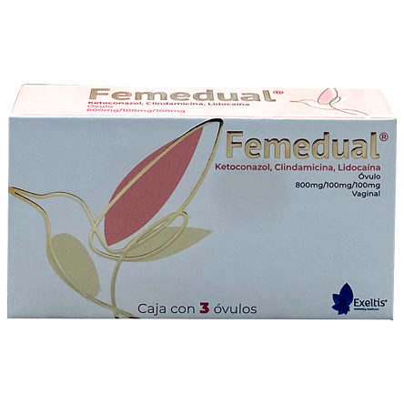 FEMEDUAL 800 100 100 MG 3 OV