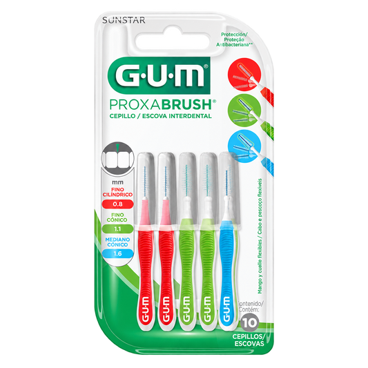 CEP DENT GUM PROXABRU INTERD C 10 — fondo transparente, formato 1:1