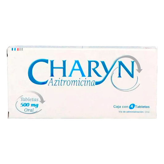 AZITROMICINA CHARYN 500MG TAB C4