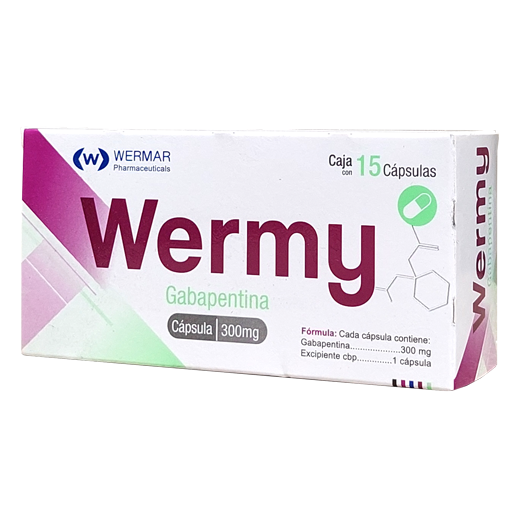 WERMY 300 MG CAP 15 GABAPENTINA