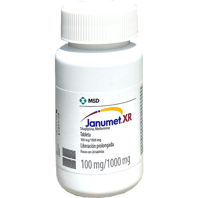 JANUMET XR100 1000MG LPTAB28 125
