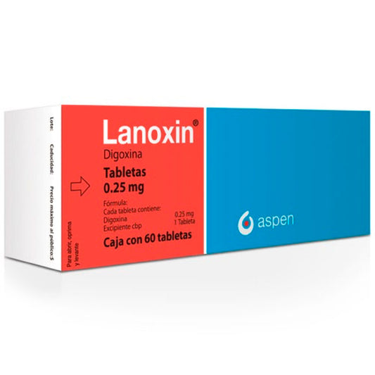 LANOXIN 0 25MG TAB 60