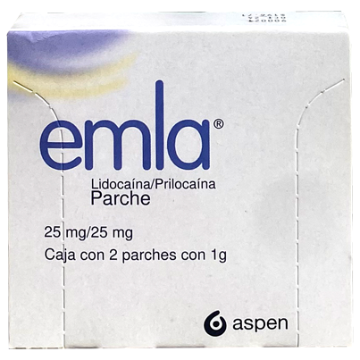 EMLA 25 25MG PARCHES C 2