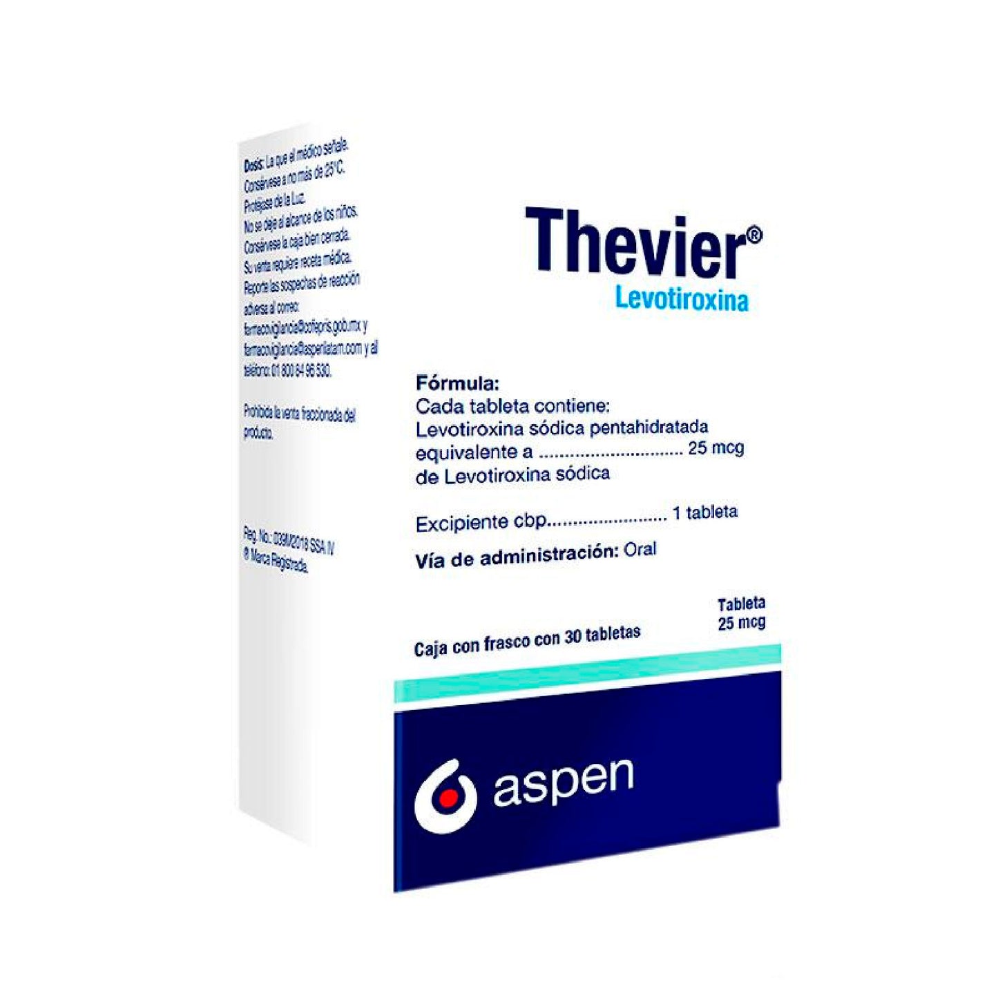 THEVIER 25MCG TAB C30
