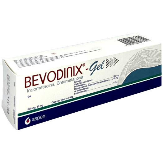 BEVODINIX 500 50MG GEL 60 G