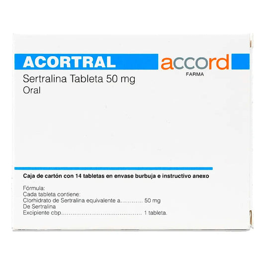 SERTRALINA 50MG 14TAB ACORTRAL