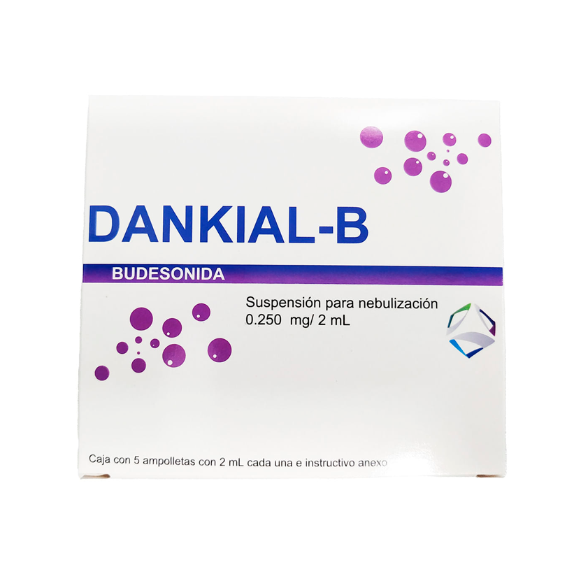 DANKIAL B 0 250MG SUSP P NEBULIZACION C 5AMP BUDESONIDA