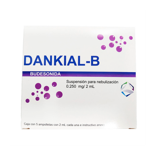 DANKIAL B 0 250MG SUSP P NEBULIZACION C 5AMP BUDESONIDA
