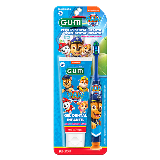 CEP DENT GUM  GEL DENT PAW PATROL — fondo transparente, formato 1:1