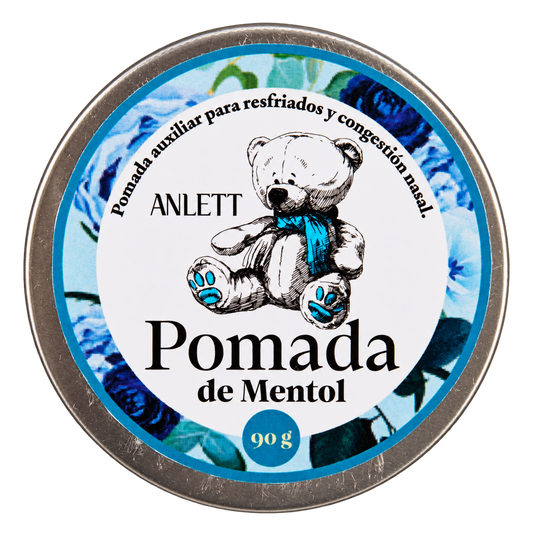 POM ANLETT MENTOL 90 G — fondo transparente, formato 1:1