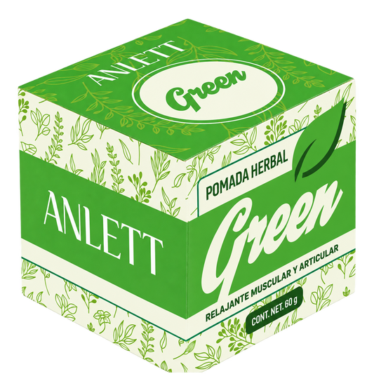 POM ANLETT HERBAL GREEN 60 G — fondo transparente, formato 1:1