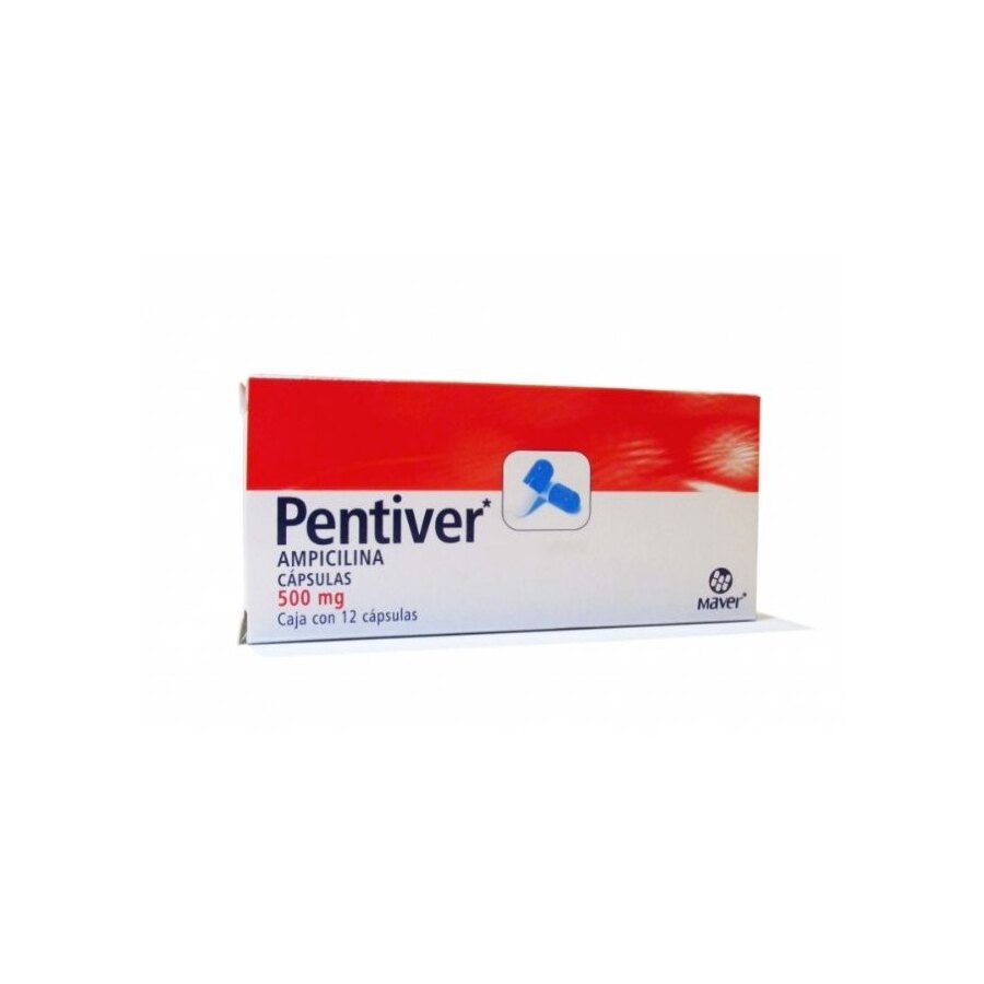 AMPICILINA PENTIVER 500 MG C 12 CAP - 7503000422658