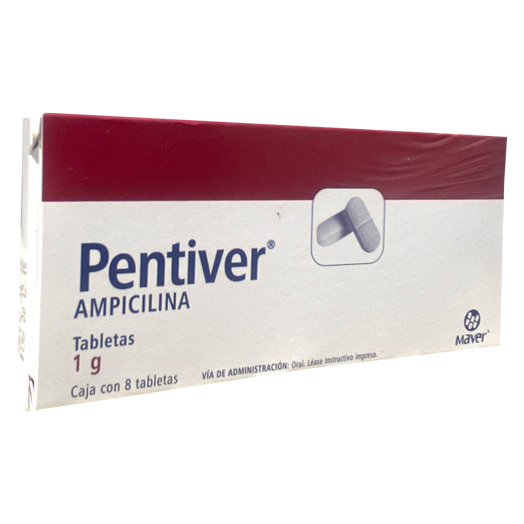 AMPICILINA PENTIVER 1G  C 8 TABS