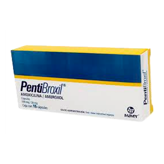AMOXICILINA AMBROXOL PENTIBROXIL 500MG  C 16 CAPS