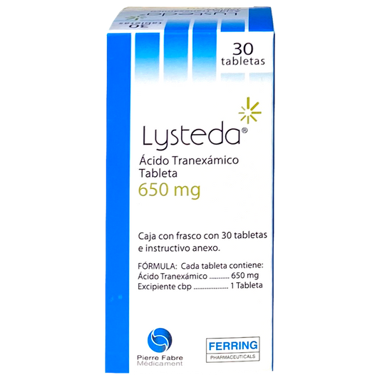 LYSTEDA 650 MG TAB 30