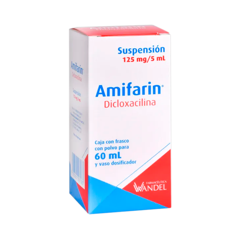 DICLOXACILINA AMIFARIN 125 MG SUSP 60ML