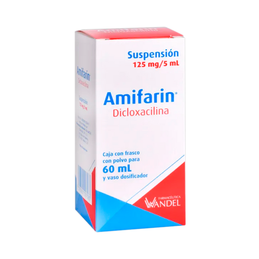 DICLOXACILINA AMIFARIN 125 MG SUSP 60ML