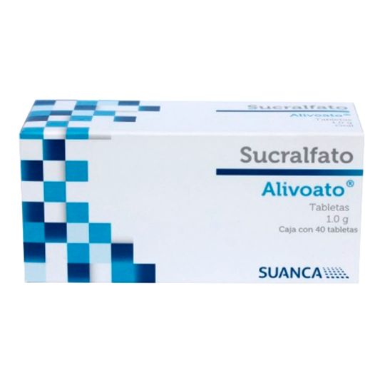 SUCRALFATO ALIVOATO 1G TAB C40 SUANCA