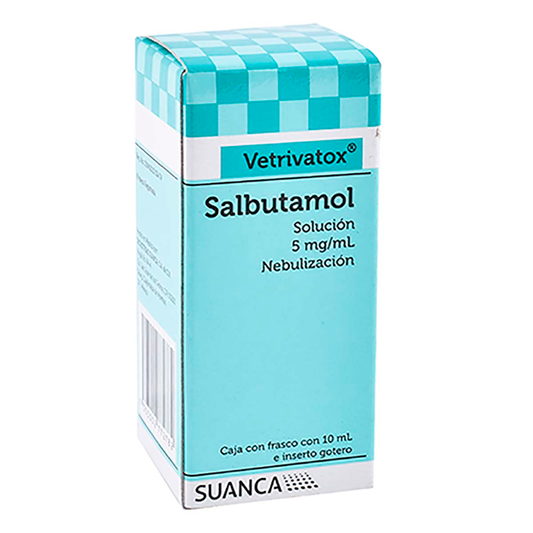 VETRIVATOX 5MG FCO10ML P NEBULIZAR SALBUTAMOL SUANCA