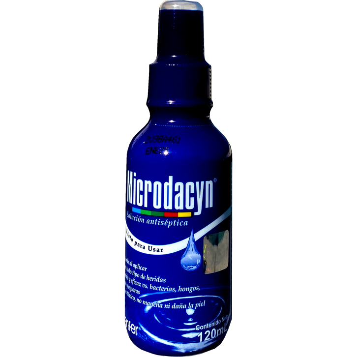 Microdacyn Inyectable MICRODACYN 60 SOL 120 ML – Farmacias Popular El Molinito