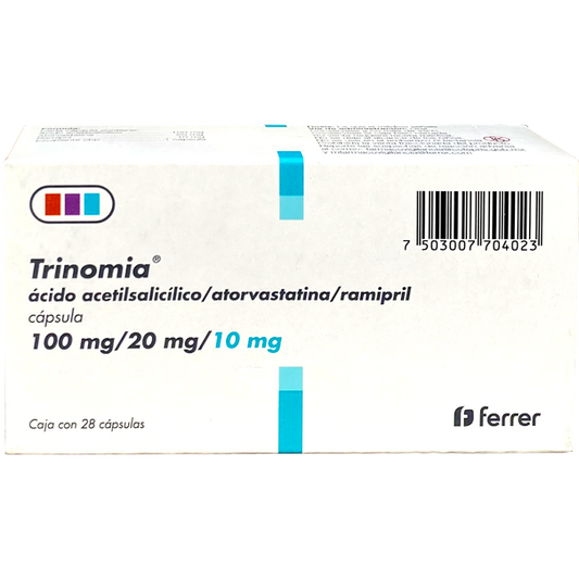 TRINOMIA 100 20 10MG 28 CAPS
