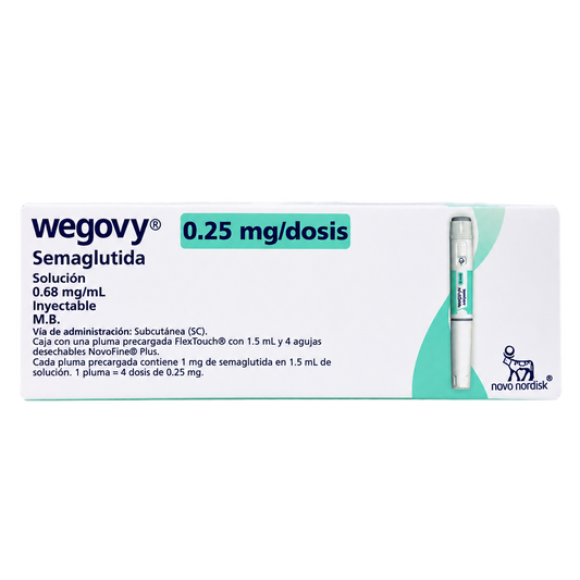 WEGOVY 1 PLUMA PRELL 0 25 MG — fondo transparente, formato 1:1