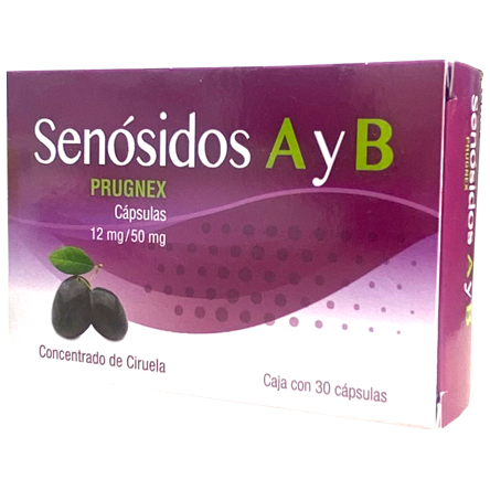 PRUGNEX 50MG CIRU Senosidos A B CAPS30