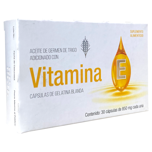 VITAMINA E 850MGSUP ALIM CAPS30 PROGELA