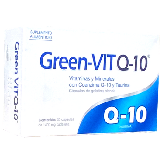GREEN VIT Q 10 1400MG SUPAL CAP30