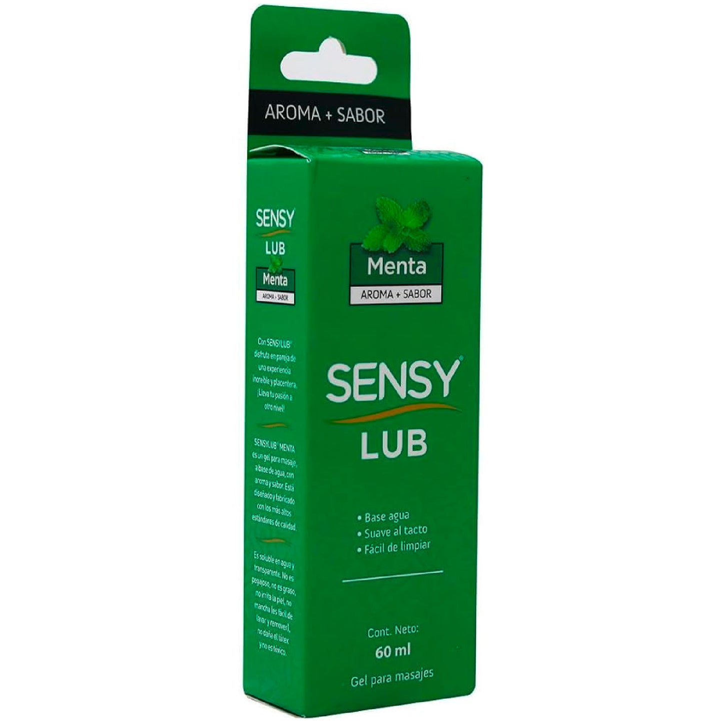 GEL SENSY LUB P MASAJE MENTA 60ML