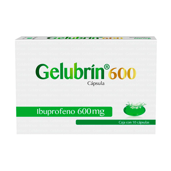 GELUBRIN 600MG C10 CAPS Ibuprofeno