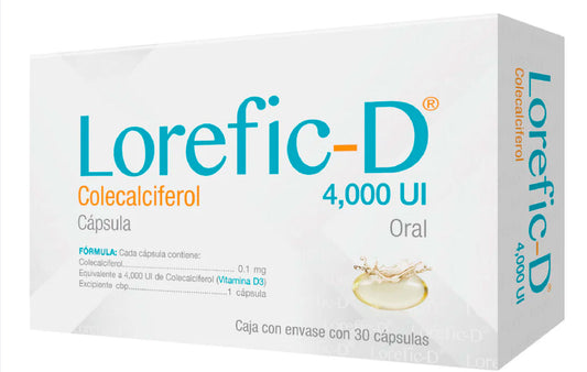 COLECALCIFEROL LOREFICD 4000 UI CAP 30