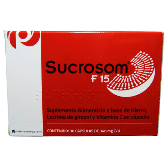 SUCROSOM F15 30 CAPS