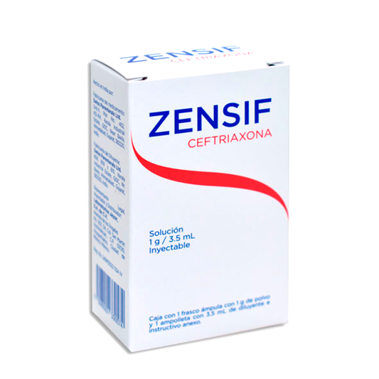 ZENSIF CEFTRIAXONA 1GR 3 5ML INY JAYOR