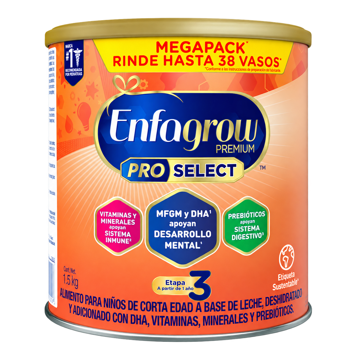 ENFAGROW 3 PREMIUM PROMENT 1500G — fondo transparente, formato 1:1