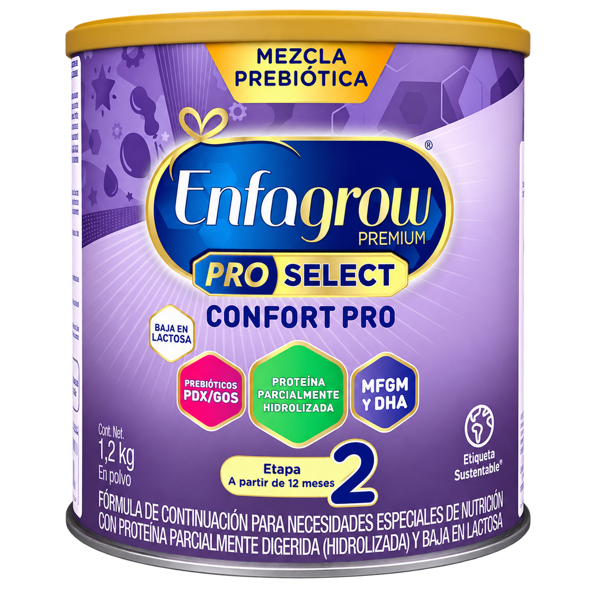 ENFAGROW 2 PREMIUM PRO SEL 1 2KG — fondo transparente, formato 1:1