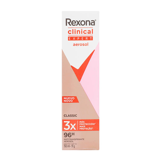 REXONA H CLINICAL AEROSOL 91GR CLASSIC