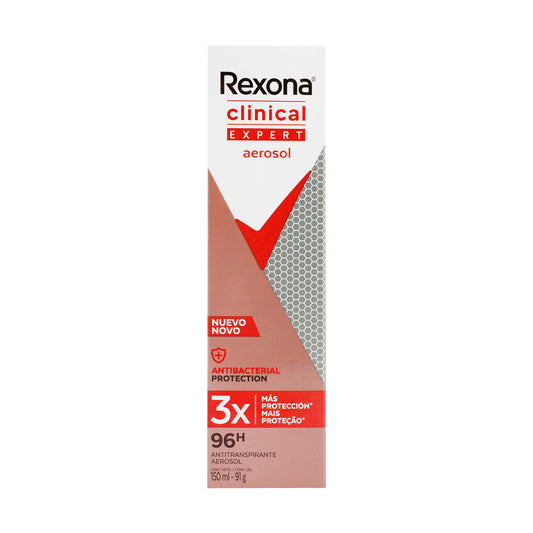 REXONA H CLINICAL AEROSOL 91GR ANTIBACTERIAL